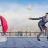 Business people fighting
