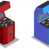 Four player arcade machine